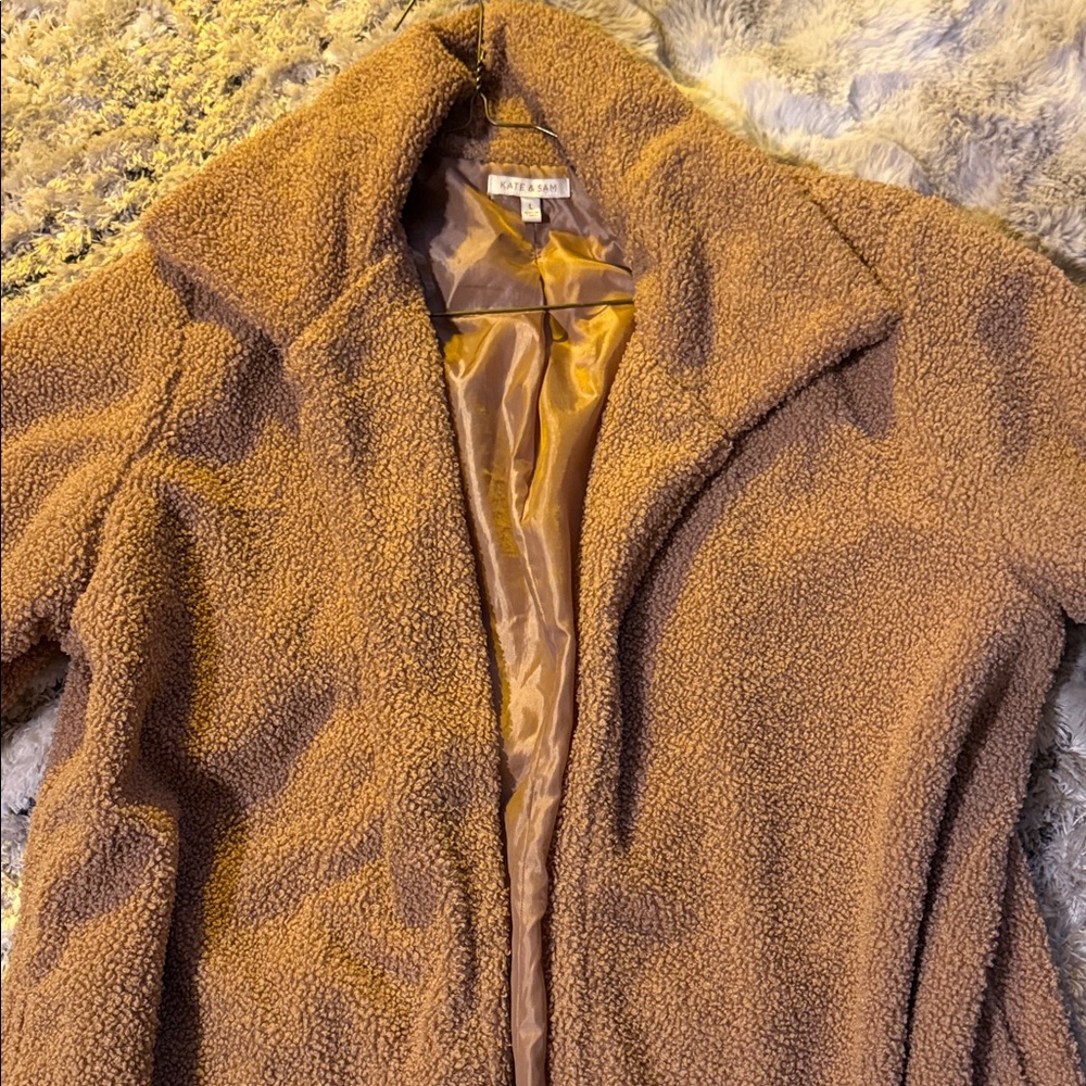 Cozy Tan Teddy Jacket